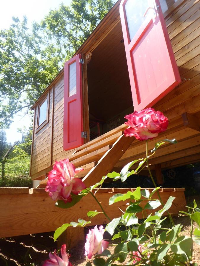 Rosa The Cosy Cabin - Gypsy Wagon - Shepherds Hut, River Views Off-Grid Eco Living Pedrogao Grande Extérieur photo